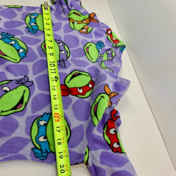 Women Girls Teenage Mutant Ninja Turtles purple red green pajama sleep shirt - Picture 7 of 8